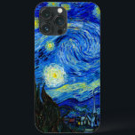 Starry Night av Van Gogh<br><div class="desc">Vincent van Gogh - Starry Natt målade på St Remy,  Frankrike 1889 Fine Art iphone case. Den här bilden har förbättrats digitalt för att återställa den ursprungliga feta,  ljusa färger - en perfekt för vilken konst som helst älskare!</div>