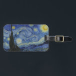 "Starry Night" av Van Gogh Bagagebricka<br><div class="desc">Den här designen har en mycket hög upplösning för att återge Van Goghs berömd "Starry Night"-målning.</div>