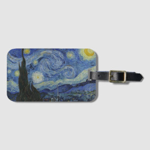 "Starry Night" av Van Gogh Bagagebricka
