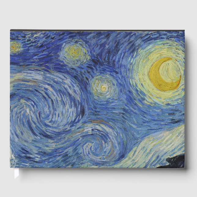 "Starry Night" av Van Gogh Gästböcker (Framsida)