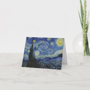 "Starry Night" av Van Gogh Helgkort