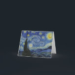 "Starry Night" av Van Gogh Tack Kort<br><div class="desc">Den här designen har en mycket hög upplösning och oredigerad återgivning av Van Goghs berömd "Starry Night"-målning.</div>