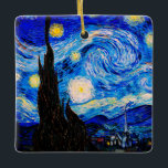 Starry Night av Vincent Van Gogh<br><div class="desc">Vincent Van Gogh Starry Natten. Det här är ett gammalt mästerverk från huvudmålaren Vincent Van Gogh. Den här bran konstlandskapsmålningen har vackert,  vibrerande,  mättat färg. Vincent Van Gogh var en post impressionist-målare. Den här avbildningen är i den offentliga domänen</div>