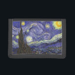 Starry Night av Vincent van Gogh<br><div class="desc">Starry Night av Vincent van Gogh är en vintage bra konst post impressionism landcape cityscape tavla med en syn på Saint Remy, Frankrike från van Gogh's asyl. Natten himlar snurrar med moln med en ljusskygg måne och lysande stjärnor över den kantiga byn. Starry Night är förmodligen van Goghs mest berömd...</div>