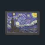 Starry Night av Vincent van Gogh<br><div class="desc">Starry Night av Vincent van Gogh är en vintage bra konst post impressionism landcape cityscape tavla med en syn på Saint Remy, Frankrike från van Gogh's asyl. Natten himlar snurrar med moln med en ljusskygg måne och lysande stjärnor över den kantiga byn. Starry Night är förmodligen van Goghs mest berömd...</div>