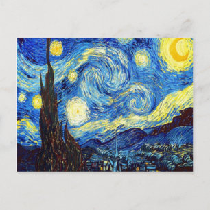 Starry Night av Vincent van Gogh 1889 Vykort