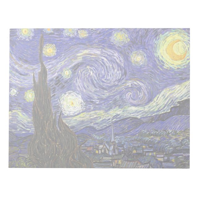 Starry Night av Vincent van Gogh Anteckningsblock (Framsida)