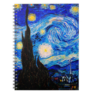 Starry Night av Vincent Van Gogh Anteckningsbok