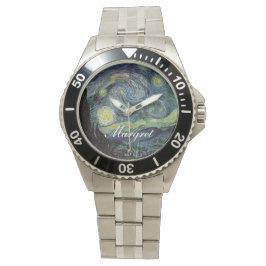 Starry Night av Vincent van Gogh. Armbandsur