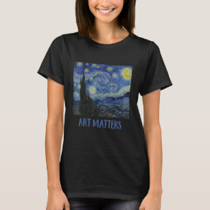 Starry Night av Vincent van Gogh Art Matters T Shirt