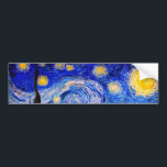 Starry Night av Vincent Van Gogh Bildekal<br><div class="desc">Vincent Van Gogh Starry Natten. Det här är ett gammalt mästerverk från huvudmålaren Vincent Van Gogh. Den här bran konstlandskapsmålningen har vackert,  vibrerande,  mättat färg. Vincent Van Gogh var en post impressionist-målare. Den här avbildningen är i den offentliga domänen</div>