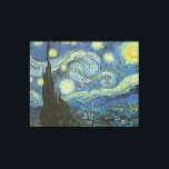 Starry Night av Vincent Van Gogh Canvastryck<br><div class="desc">Vincent Van Gogh's Starry Night. 1889 Olja på Canvas. Museum för modern konst,  New York City</div>