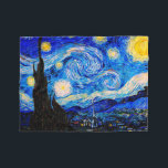Starry Night av Vincent Van Gogh Fleecefilt<br><div class="desc">Vincent Van Gogh Starry Natten. Det här är ett gammalt mästerverk från huvudmålaren Vincent Van Gogh. Den här bran konstlandskapsmålningen har vackert,  vibrerande,  mättat färg. Vincent Van Gogh var en dutch post impressionist-målare. Den här avbildningen är i den offentliga domänen</div>