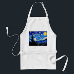 Starry Night av Vincent Van Gogh Förkläde<br><div class="desc">Vincent Van Gogh Starry Natten. Det här är ett gammalt mästerverk från huvudmålaren Vincent Van Gogh. Den här bran konstlandskapsmålningen har vackert,  vibrerande,  mättat färg. Vincent Van Gogh var en post impressionist-målare. Den här avbildningen är i den offentliga domänen</div>