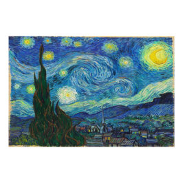 Starry Night av Vincent van Gogh Fototryck