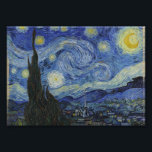 Starry Night av Vincent van Gogh Fototryck<br><div class="desc">Vincent Willem van Gogh var en postimponerande målare till nederländska ursprung, vars arbete - framstående på grund av dess skönhet, känslomässiga ärlighet och djärva färg - hade ett långtgående inflytande på 1900-talets konst. Efter år av smärtsam oro och många utbrott av psykiskt sjukdom dog han åldras 37 från ett skottsår,...</div>