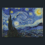 Starry Night av Vincent van Gogh Fototryck<br><div class="desc">Vincent Willem van Gogh var en postimponerande målare till nederländska ursprung, vars arbete - framstående på grund av dess skönhet, känslomässiga ärlighet och djärva färg - hade ett långtgående inflytande på 1900-talets konst. Efter år av smärtsam oro och många utbrott av psykiskt sjukdom dog han åldras 37 från ett skottsår,...</div>