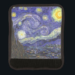 Starry Night av Vincent van Gogh Handtagsskydd<br><div class="desc">Starry Night av Vincent van Gogh är en vintage bra konst post impressionism landcape cityscape tavla med en syn på Saint Remy, Frankrike från van Gogh's asyl. Natten himlar snurrar med moln med en ljusskygg måne och lysande stjärnor över den kantiga byn. Starry Night är förmodligen van Goghs mest berömd...</div>
