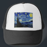 Starry Night av Vincent Van Gogh Keps<br><div class="desc">Starry Night av Vincent Van Gogh som målar mästerverk konst bra impressionism som målar ett färg vackert,  vackert landskapslandskap konst efter dekoration</div>