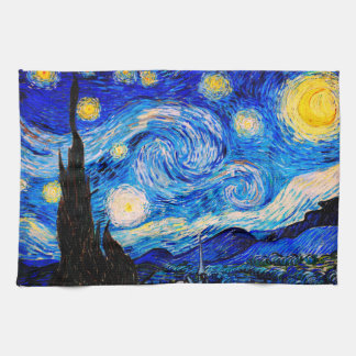 Starry Night av Vincent Van Gogh Kökshandduk