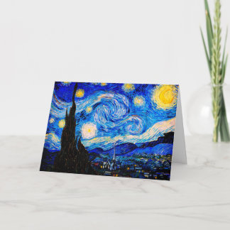Starry Night av Vincent Van Gogh Kort