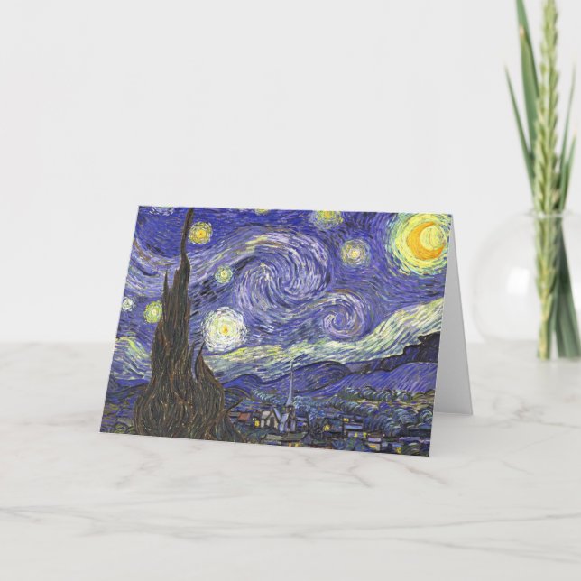 Starry Night av Vincent van Gogh Kort (Framsida)