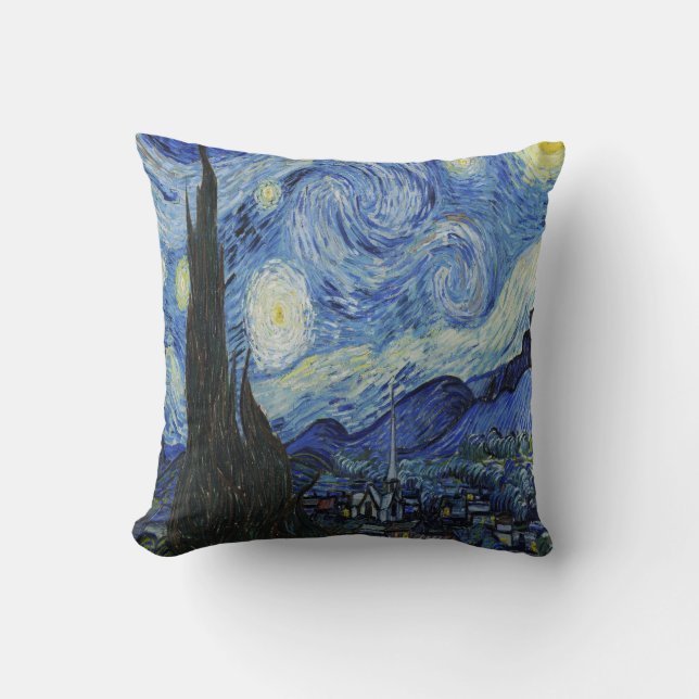Starry Night av Vincent Van Gogh Kudde (Framsida)