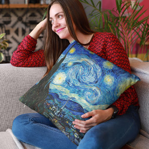 Starry Night av Vincent Van Gogh Kudde