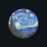 Starry Night av Vincent van Gogh Magnet<br><div class="desc">Starry Night av Vincent van Gogh</div>