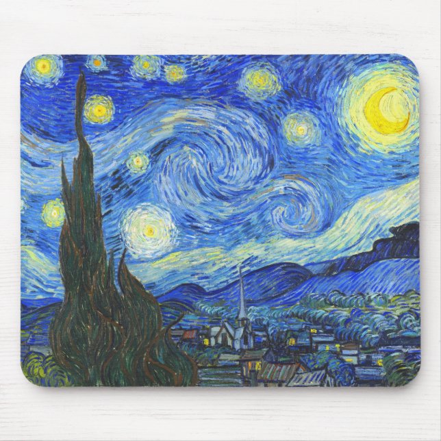 Starry Night av Vincent van Gogh Musmatta (Framsidan)