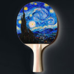 Starry Night av Vincent Van Gogh Pingisracket<br><div class="desc">Vincent Van Gogh Starry Natten. Det här är ett gammalt mästerverk från huvudmålaren Vincent Van Gogh. Den här bran konstlandskapsmålningen har vackert,  vibrerande,  mättat färg. Vincent Van Gogh var en post impressionist-målare. Den här avbildningen är i den offentliga domänen</div>