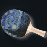 Starry Night av Vincent Van Gogh Pingisracket<br><div class="desc">En av de mest berömd målningarna av Vincent Van Gogh. Starry Night är en vacker blå olja på målarduk av Van Gogh och det här är den högsta tillgängliga kvaliteten på Zazzle så att du kan förvänta dig högkvalitativa utskriftsresultat. Finns på många olika presenter, elektroniska caseser, utskrifter och mycket annat!...</div>