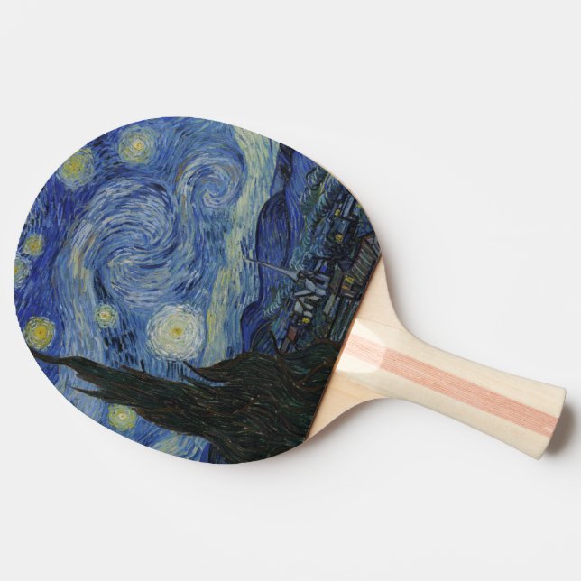 Starry Night av Vincent Van Gogh Pingisracket (Baksidan )