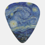 Starry Night av Vincent Van Gogh Plektrum<br><div class="desc">En av de mest berömd målningarna av Vincent Van Gogh. Starry Night är en vacker blå olja på målarduk av Van Gogh och det här är den högsta tillgängliga kvaliteten på Zazzle så att du kan förvänta dig högkvalitativa utskriftsresultat. Finns på många olika presenter, elektroniska caseser, utskrifter och mycket annat!...</div>