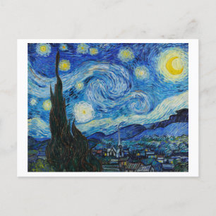 Starry Night av Vincent Van Gogh Postcard Vykort