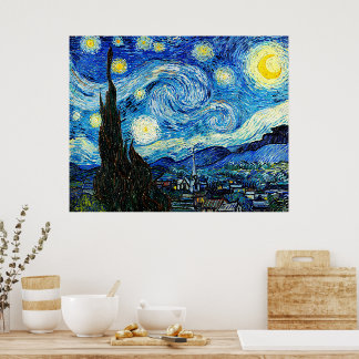 Starry Night av Vincent Van Gogh Poster