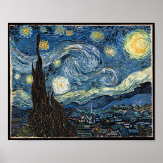 Starry Night av Vincent Van Gogh Poster