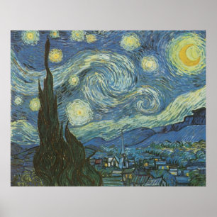 Starry Night av Vincent Van Gogh Poster
