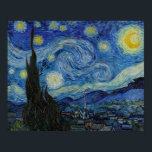 Starry Night av Vincent van Gogh Poster<br><div class="desc">Starry Night av Vincent van Gogh Poster</div>