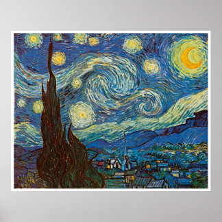 Starry Night av Vincent van Gogh Poster