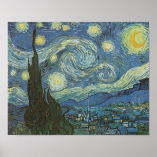 Starry Night av Vincent Van Gogh Poster
