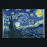"Starry Night" av Vincent Van Gogh Poster<br><div class="desc">Alla borde ha lite konst på sina väggar:)</div>