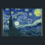 "Starry Night" av Vincent Van Gogh Poster<br><div class="desc">Alla borde ha lite konst på sina väggar:)</div>