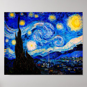Starry Night av Vincent Van Gogh Poster