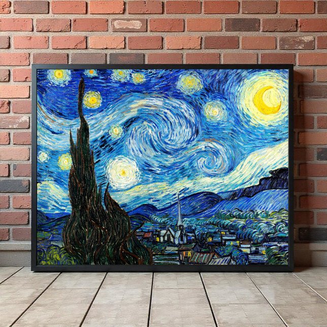 Starry Night av Vincent Van Gogh Poster (Skapare uppladdad)