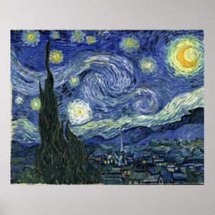 Starry Night av Vincent Van Gogh Poster
