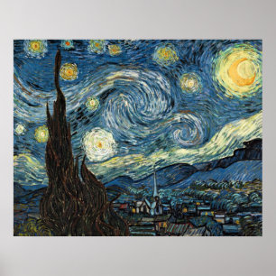 Starry Night av Vincent van Gogh Poster