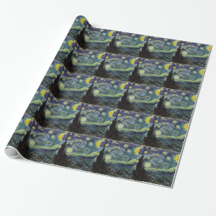 Starry Night av Vincent van Gogh. Presentpapper