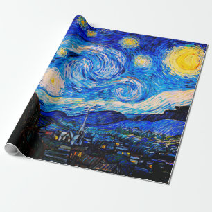 Starry Night av Vincent Van Gogh Presentpapper