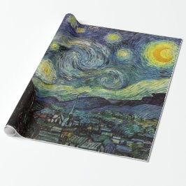 Starry Night av Vincent van Gogh. Presentpapper